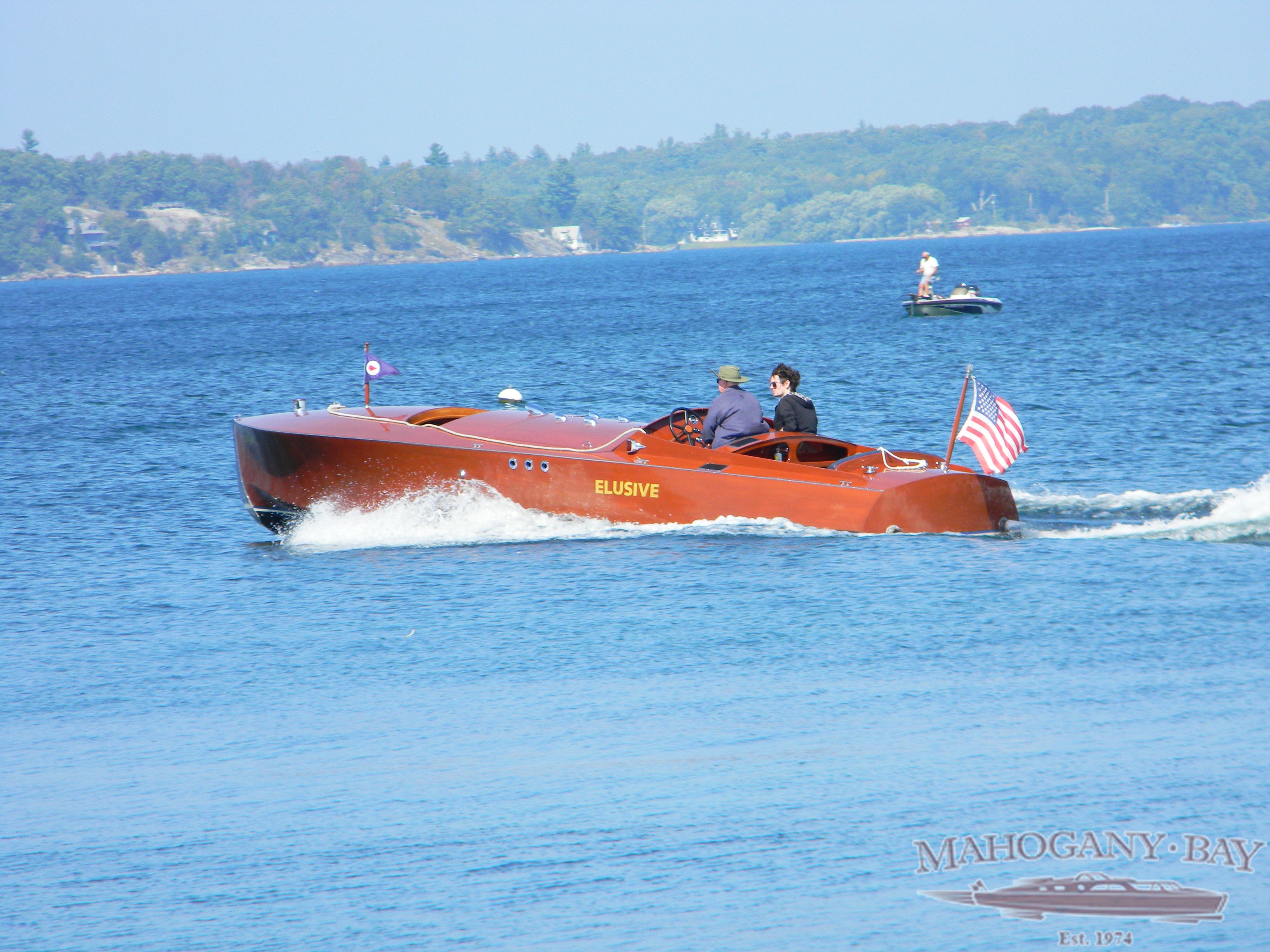 1923 APBA 32′ Hacker Race Boat Reproduction "Elusive ...