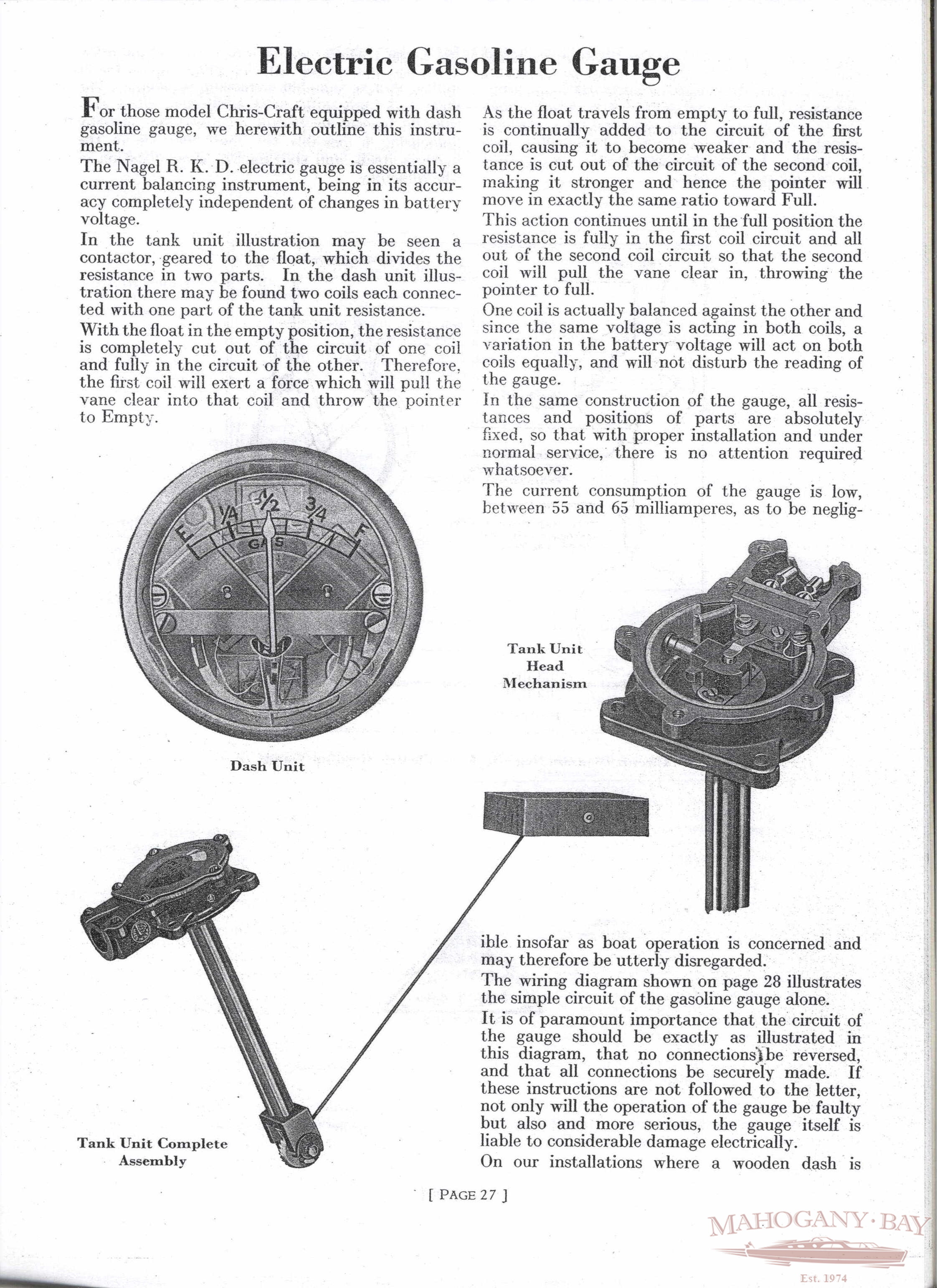 6 Volt Wiring Diagram Chris Craft