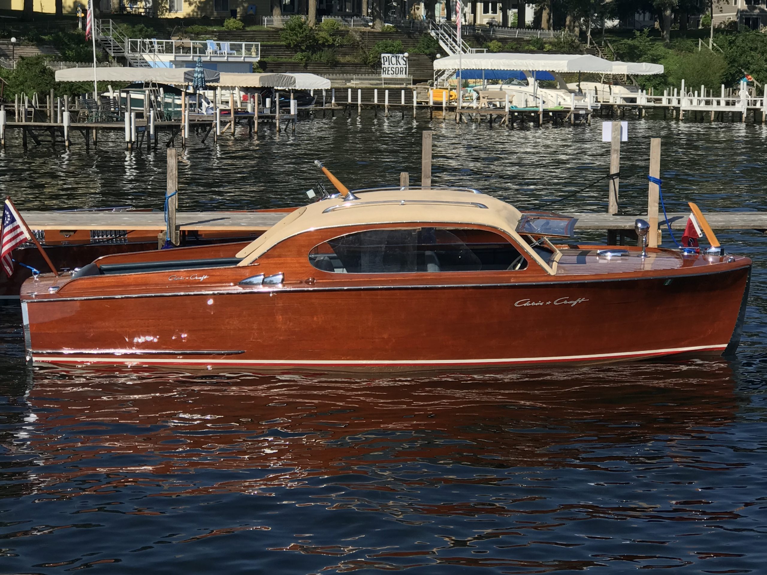 1952 22 Sportsman Custom Sedan Model S 22 329 Turtle Too Sold Classic Wooden Boats For Sale