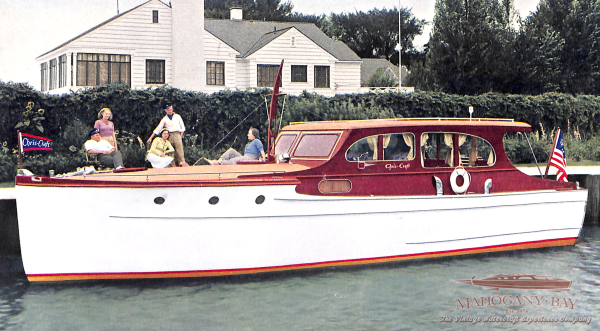 1939 Chris Craft 36' Cruiser (SOLD) with Mahogany Bay restoration