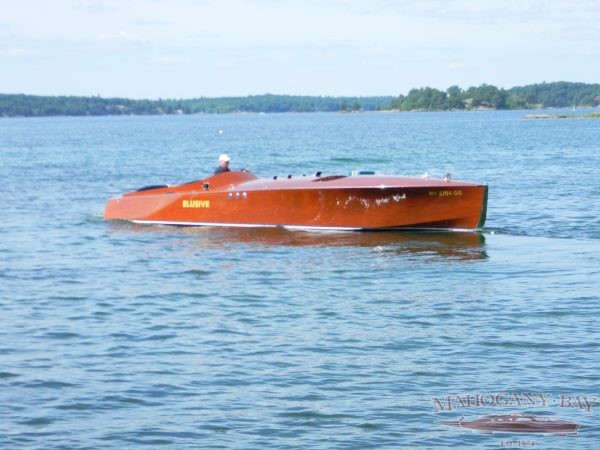 1923 APBA 34′ Hacker Race Boat Reproduction “Elusive”