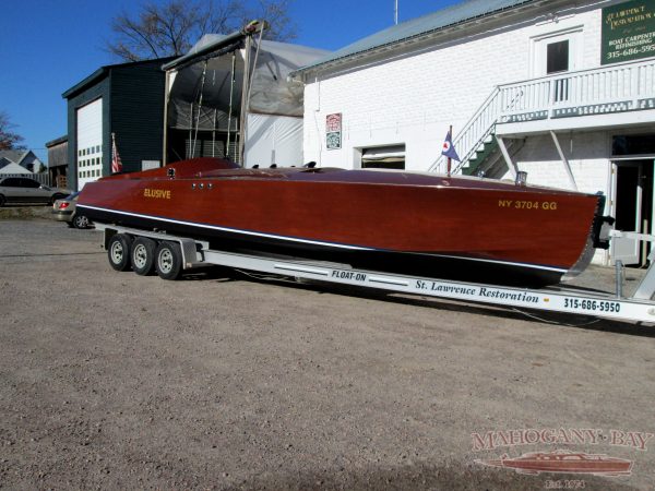 1923 APBA 34′ Hacker Race Boat Reproduction “Elusive” - Image 4