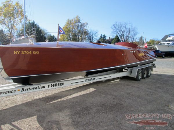 1923 APBA 34′ Hacker Race Boat Reproduction “Elusive” - Image 6